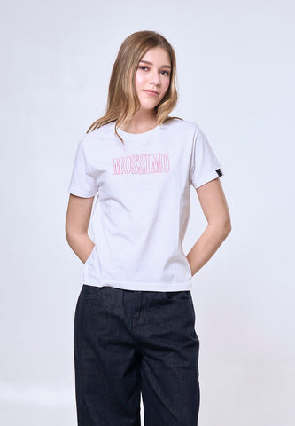 Mossimo Caprice White Classic Fit Tee