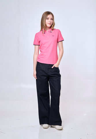 Mossimo Lioris Rose Red Polo Tee