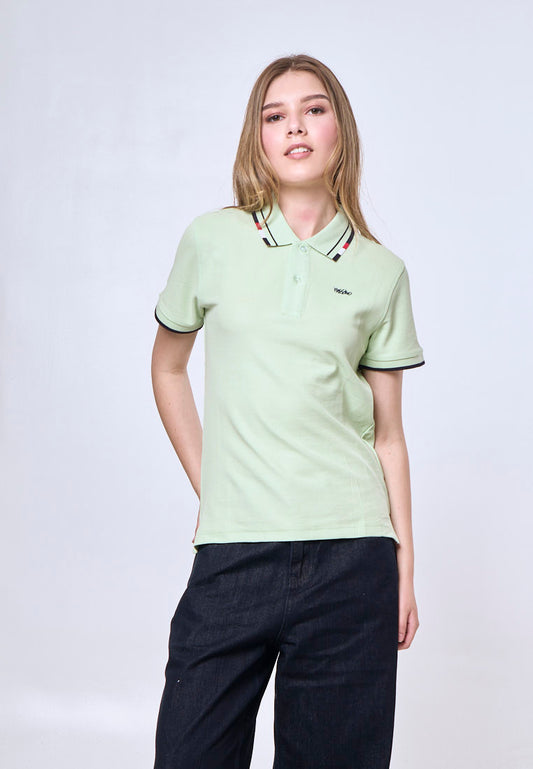 Mossimo Lioris Light Green Polo Tee
