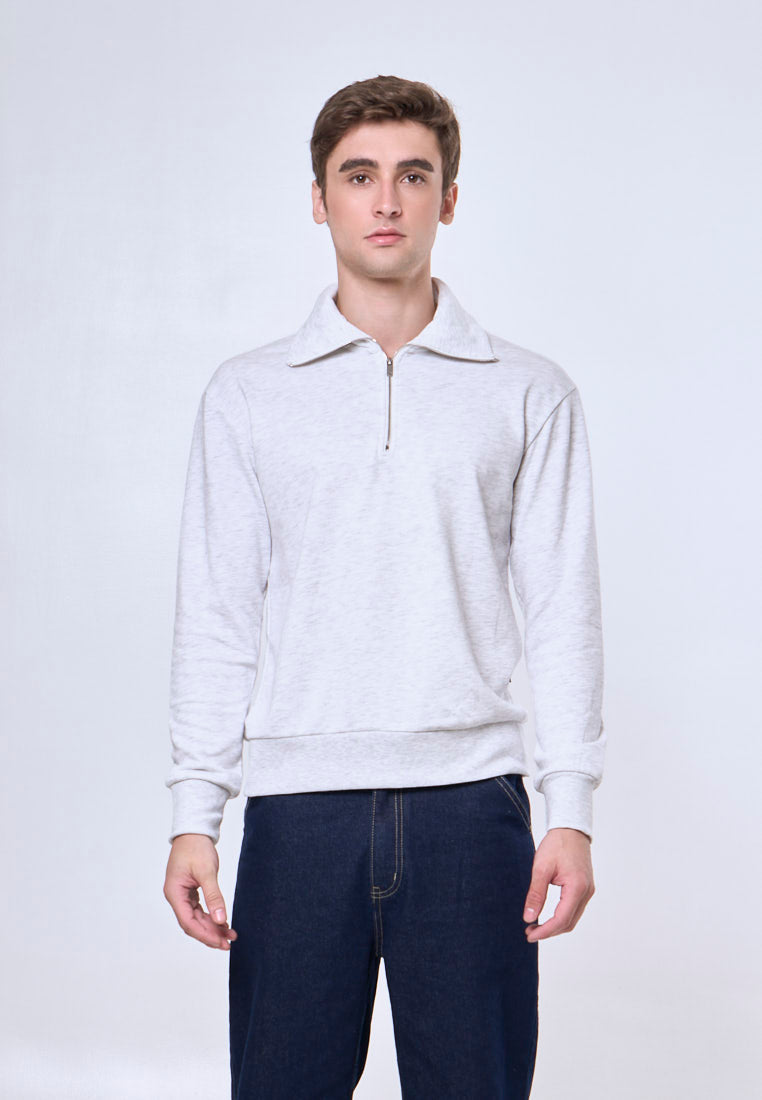 Mossimo Cole Light Gray Classic Long Sleeves