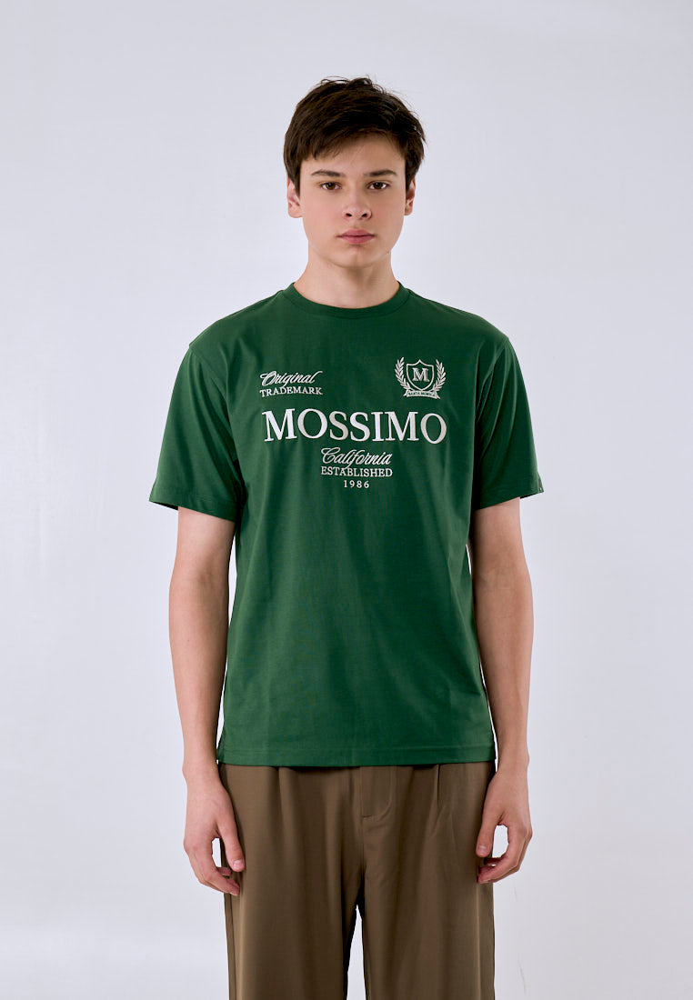 Mossimo Men's Green Graphic Logo Comfort Fit Tee