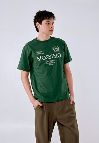 Mossimo Men's Green Graphic Logo Comfort Fit Tee