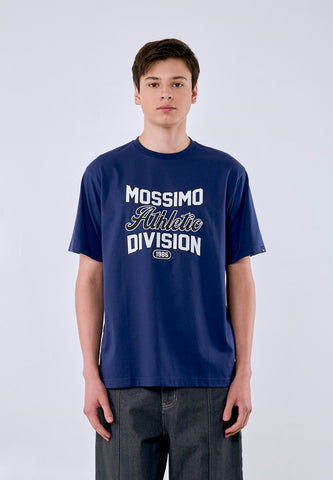 Mossimo Men's Navy Atlethic Division Graphic Comfort Fit Tee