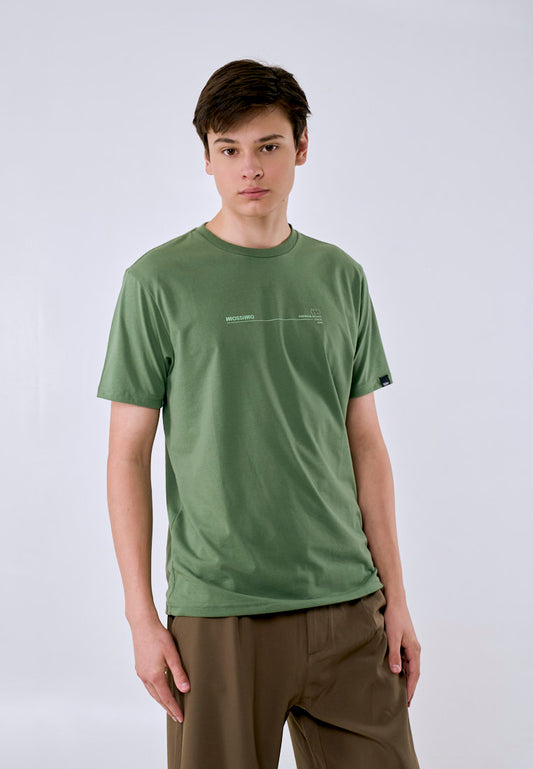 Mossimo Men's Army Green Basic Logo Classic Fit Tee