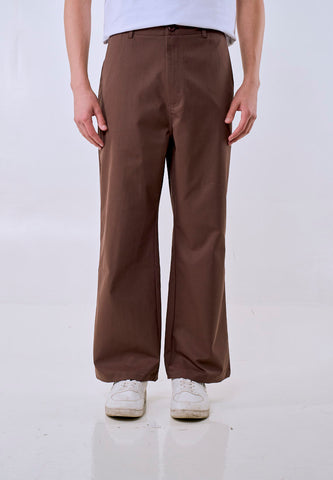 Mossimo Men's Choco Brown Twill Straight Pants