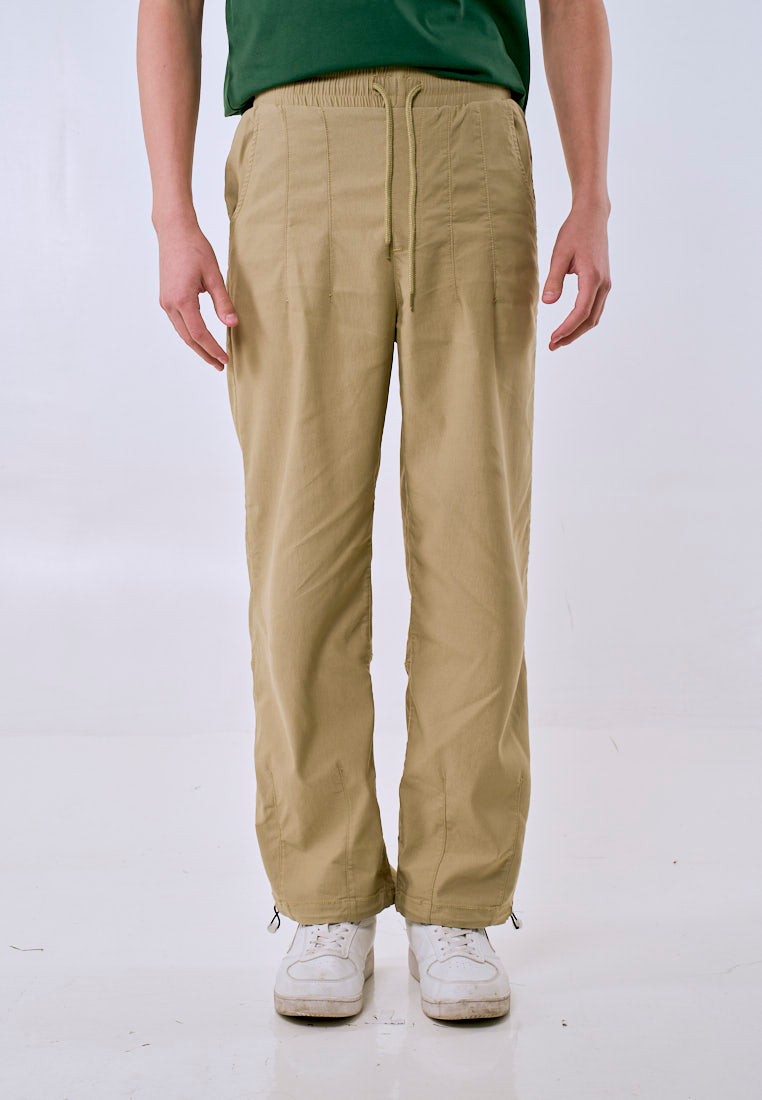 Mossimo Men's Olive Drawstring Baggy Trouser Pants