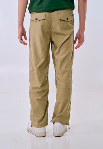 Mossimo Men's Olive Drawstring Baggy Trouser Pants