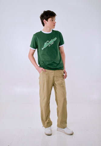 Mossimo Men's Olive Drawstring Baggy Trouser Pants