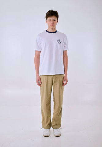 Mossimo Men's White Black Ringer Classic Fit Tee