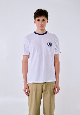 Mossimo Men's White Black Ringer Classic Fit Tee