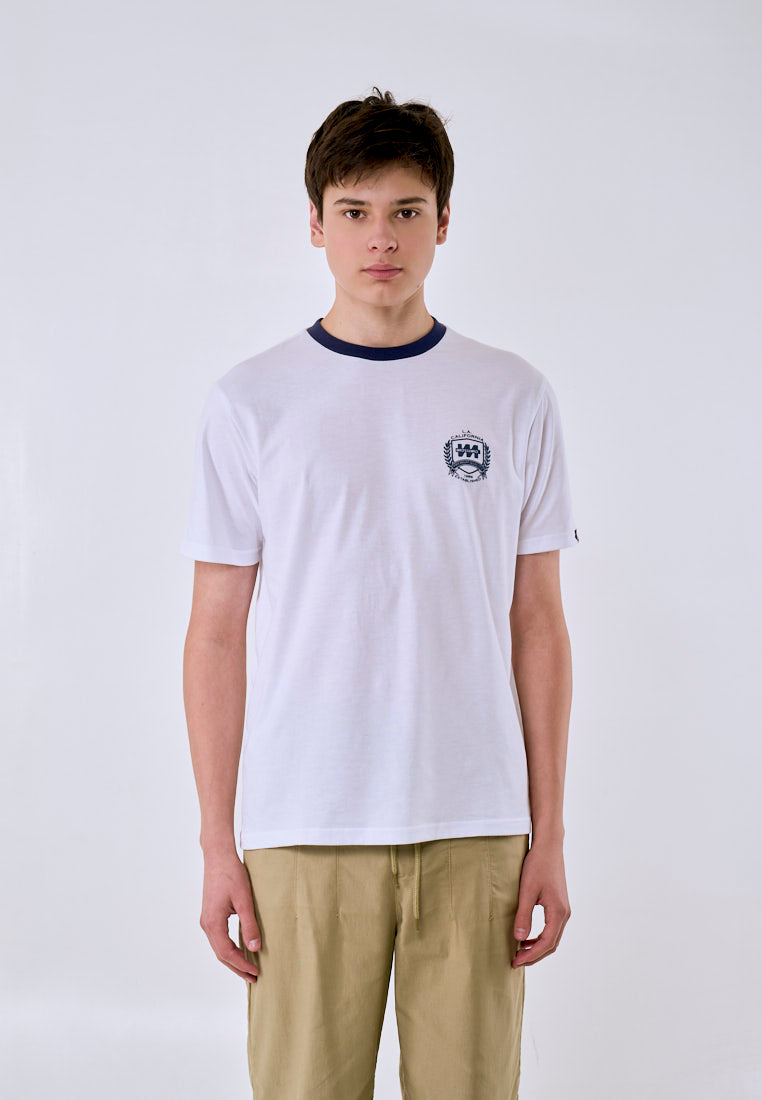 Mossimo Men's White Black Ringer Classic Fit Tee