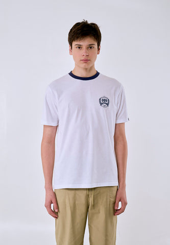 Mossimo Men's White Black Ringer Classic Fit Tee
