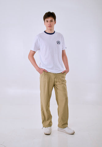 Mossimo Men's White Black Ringer Classic Fit Tee