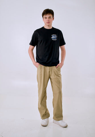 Mossimo Men's Black College League Athletic Dept Graphic Comfort Fit Tee
