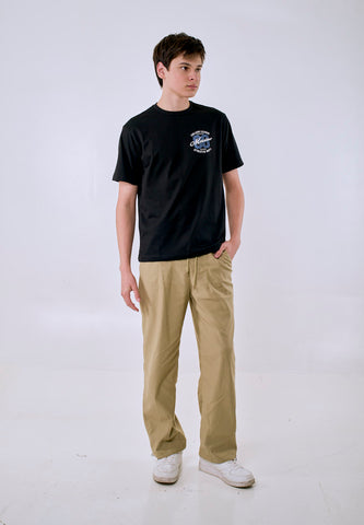 Mossimo Men's Black College League Athletic Dept Graphic Comfort Fit Tee