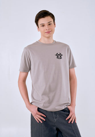 Mossimo Men's Ash Gray Classic Fit Tee w/ Back Print
