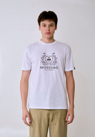 Mossimo Men's White California Logo Classic Fit Tee