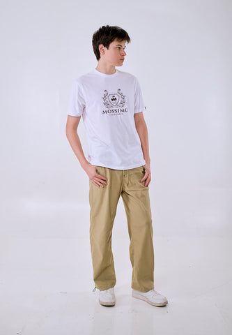 Mossimo Men's White California Logo Classic Fit Tee
