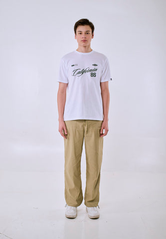 Mossimo Men's White California 86 Graphic Classic Fit Tee
