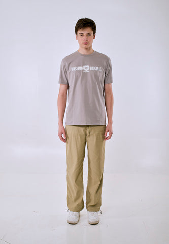 Mossimo Men's Ash Gray Suedex Logo Classic Fit Tee