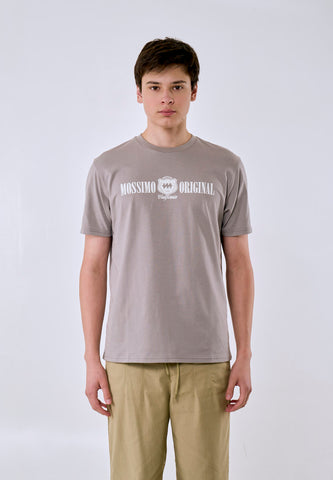 Mossimo Men's Ash Gray Suedex Logo Classic Fit Tee