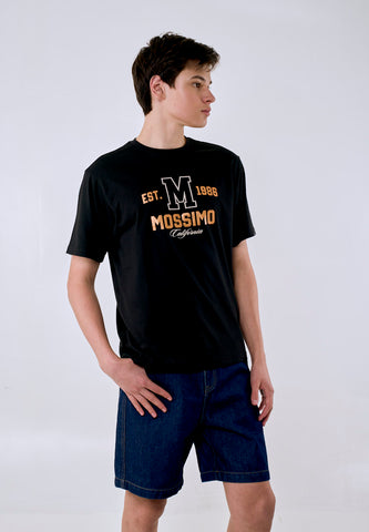 Mossimo Men's Black Est. 1986 Graphic Comfort Fit Tee