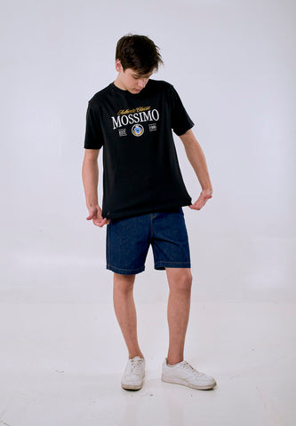 Mossimo Men's Black Authentic Classic 1986 Graphic Comfort Fit Tee