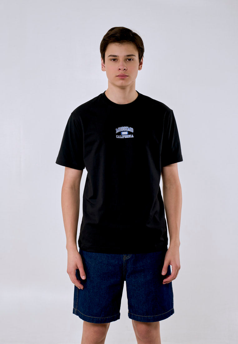 Mossimo Men's Black Metallic 1986 Urban Fit Tee