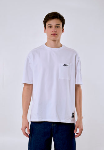 Mossimo Keahi White Modern Fit Tee