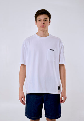 Mossimo Keahi White Modern Fit Tee