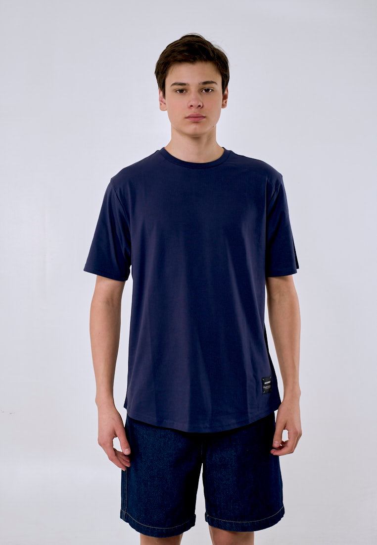 Mossimo Elio Navy Blue Classic Fit Tee
