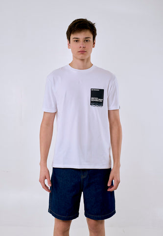 Mossimo Farnell White Unisex Tee