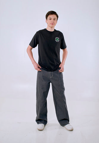 Mossimo Men's Black Sport Club Logo Comfort Fit Tee