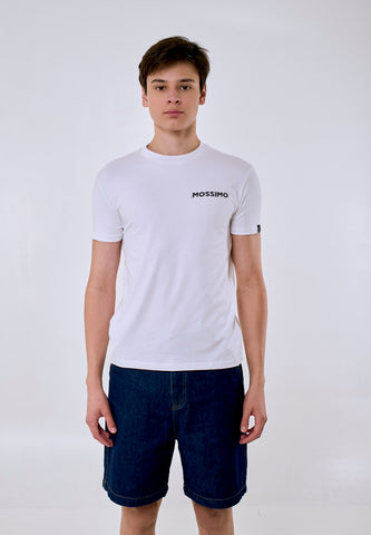 Mossimo Zeke White Unisex Fit Tee