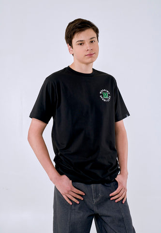 Mossimo Men's Black Sport Club Logo Comfort Fit Tee