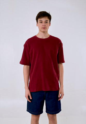 Mossimo Julian Maroon Modern Fit Tee