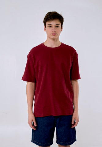 Mossimo Julian Maroon Modern Fit Tee