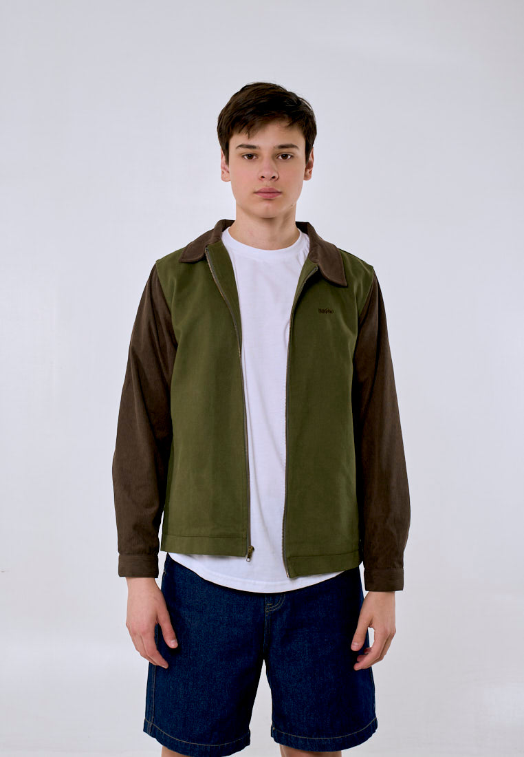 Mossimo Reese Army Green Classic Twill Jacket For Men