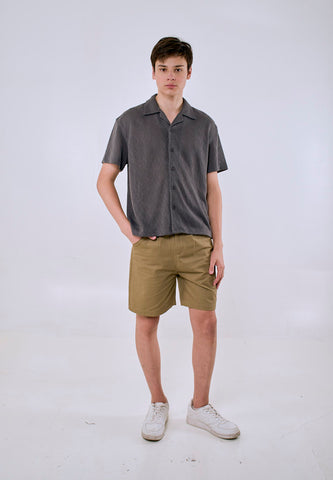 Mossimo Men's Dark Gray Boxy Polo Shirt