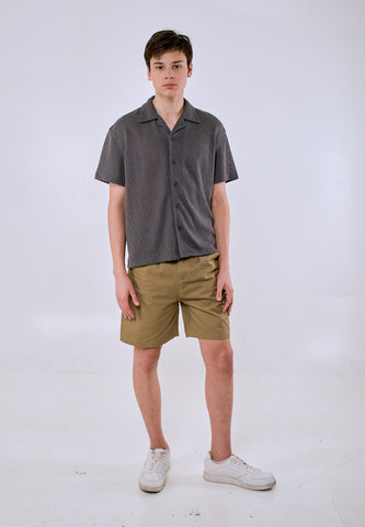 Mossimo Men's Dark Gray Boxy Polo Shirt
