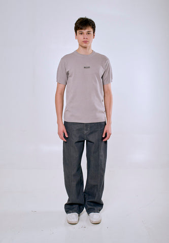 Mossimo Men's Gray 3D Embroidered Logo Fashion Classic Top