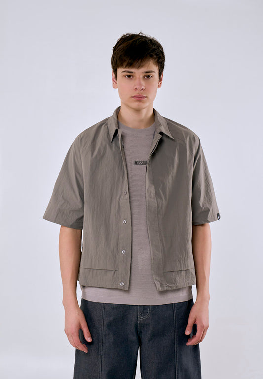 Mossimo Men's Dark Gray Modified Tailored Fit Top