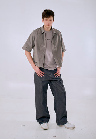 Mossimo Men's Dark Gray Modified Tailored Fit Top