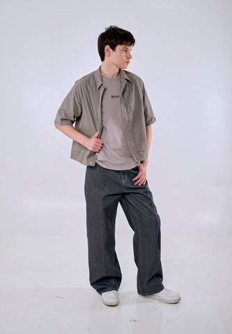 Mossimo Men's Dark Gray Modified Tailored Fit Top