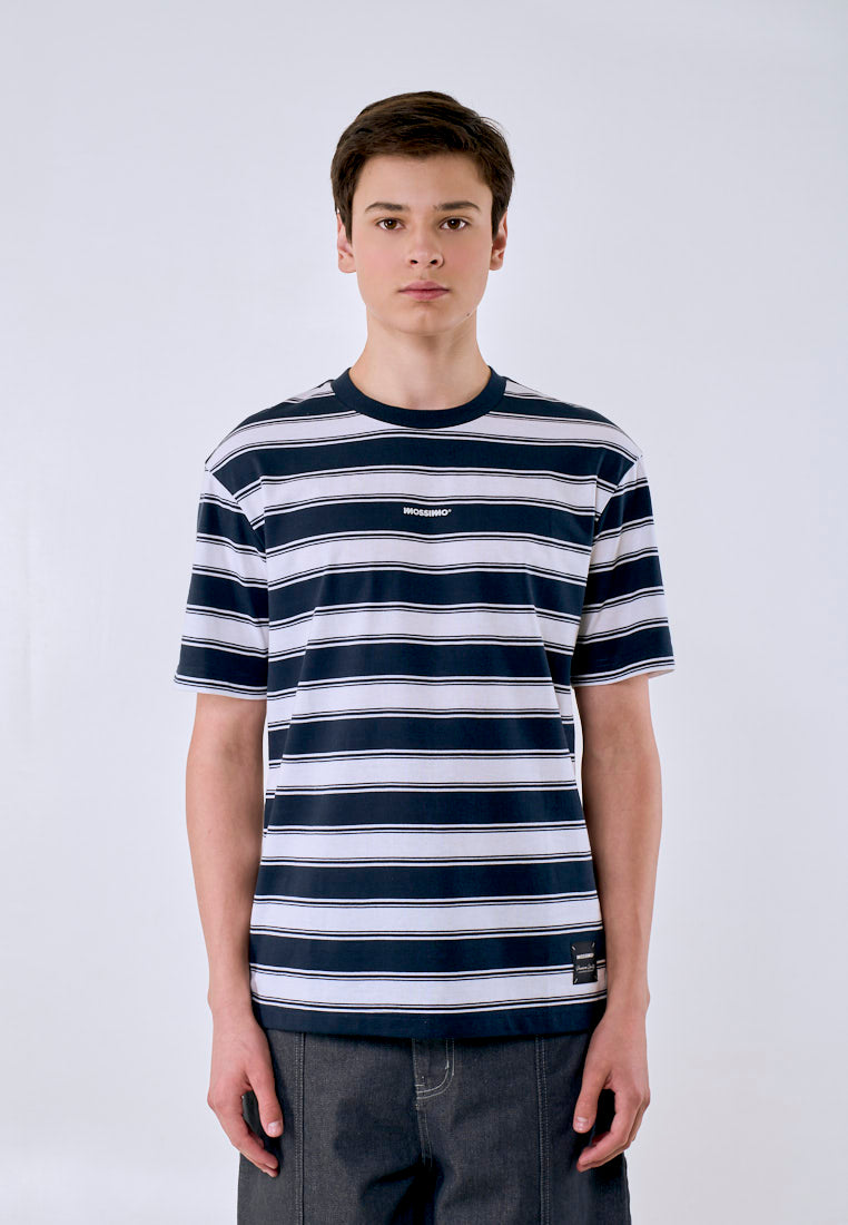 Mossimo Men's Stripes Premium Logo Regular Fit Tee