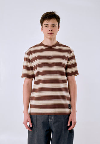 Mossimo Men's Stripes Premium Logo Regular Fit Tee