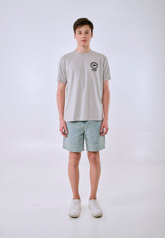 Mossimo Men's Light Blue Bermuda Fit Denim Shorts
