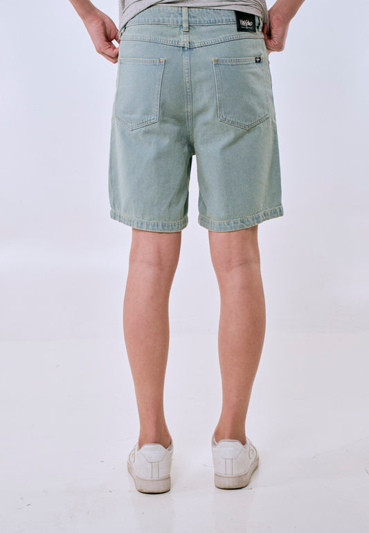 Mossimo Men's Light Blue Bermuda Fit Denim Shorts