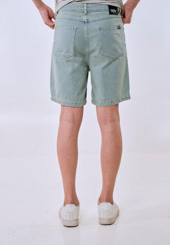 Mossimo Men's Light Blue Bermuda Fit Denim Shorts
