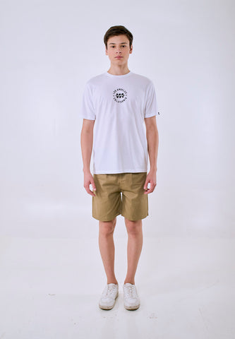 Mossimo Men's White Core Logo Classic Fit Tee